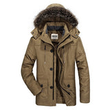 Cotton Hooded Winter Jacket Men Warm Hooded Jackets