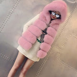 Winter Fashion furs Women's Coats Jacket