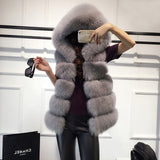 Winter Fashion furs Women's Coats Jacket