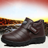 New Men Boots Winter With Velvet Warm Snow Boots