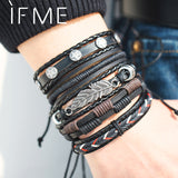 Leaf Leather Men Fashion Bracelet | Fashionable Bracelets | Charm Bracelets