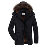 Cotton Hooded Winter Jacket Men Warm Hooded Jackets