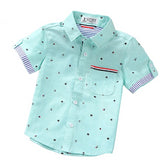 Fashion print Boy's Children Kids Clothes Shirts