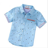 Fashion print Boy's Children Kids Clothes Shirts