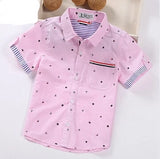 Fashion print Boy's Children Kids Clothes Shirts