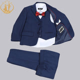 Nimble New Arrival Navy Blue Suit | Fashionable Boy Cloth Set