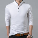 High Quality Men Long Sleeve Polo Shirt