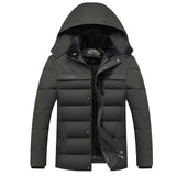 Winter Jacket Thicken Warm Parkas Hooded Coat