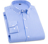 Men Striped Long Sleeve Shirt | Dress Shirts | Men's Long Sleeve Shirts