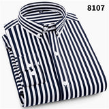 Men Striped Long Sleeve Shirt | Dress Shirts | Men's Long Sleeve Shirts
