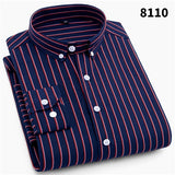 Men Striped Long Sleeve Shirt | Dress Shirts | Men's Long Sleeve Shirts