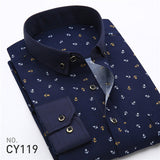 Printed Men Long Sleeve Casual Men's Shirts | Male Novelty | Long Sleeve Shirts