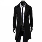 New Trench Coat Men Long Jacket