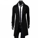 New Trench Coat Men Long Jacket