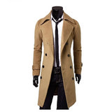 New Trench Coat Men Long Jacket