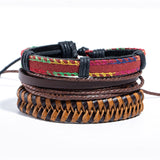 Metal Leather Men Jewelry Bracelets