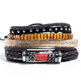 Metal Leather Men Jewelry Bracelets  | Fashionable Bracelets | Man Bracelets