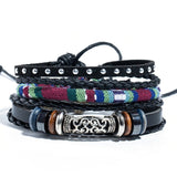 Metal Leather Men Jewelry Bracelets  | Fashionable Bracelets | Man Bracelets