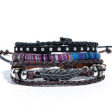 Metal Leather Men Jewelry Bracelets