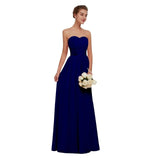 Sleeveless Wedding Party Prom Dress