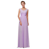 Sleeveless Wedding Party Prom Dress