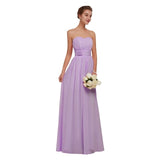 Sleeveless Wedding Party Prom Dress