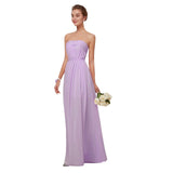 Sleeveless Wedding Party Prom Dress
