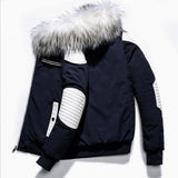Men Slim Outwear Hooded Casual Jacket