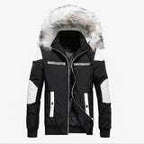Men Slim Outwear Hooded Casual Jacket