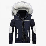 Men Slim Outwear Hooded Casual Jacket