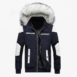 Men Slim Outwear Hooded Casual Jacket