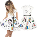 Princess Dress Children Clothing | Girls Summer Dress | Brand Baby Girl Dress