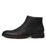 Spring Fashion Leather Men Ankle Boots Men