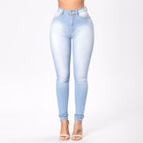 women jeans |High Waist Jeans |Stretch Jeans| Casual Denim Pants |Skinny Pencil Jeans|