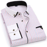   Men Casual Long Sleeved Printed Shirt | Clothing Soft Comfortable