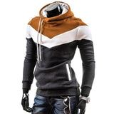 Fashion Autumn Hoodies Men Sweatshirt Male Stitching Hooded