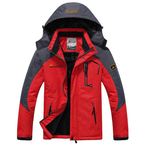 Winter Parka Men Windbreak Hooded Jacket