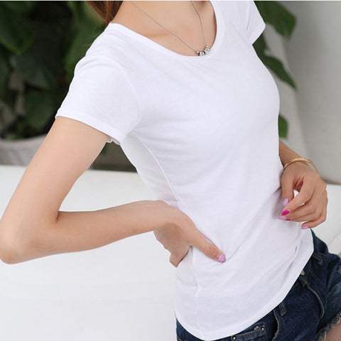 Basic Short Sleeve O-Neck T Shirt | Women Fashionable T Shirt