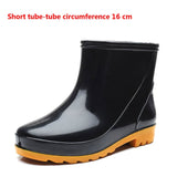 Men Rain Boots Workplace Waterproof Labor Shoes