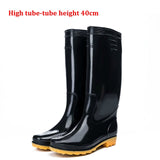 Men Rain Boots Workplace Waterproof Labor Shoes