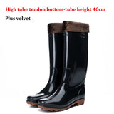 Men Rain Boots Workplace Waterproof Labor Shoes