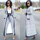 New Arrival 3 Pieces Set Women Crop Top&Pencil Pants&Jacket Fashion Clelebrity Office Lady Elegant Patchwork Long Sleeves Casual