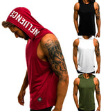 Men's Sleeveless T-Shirts Muscle Sweatshirt Cool Hoodie