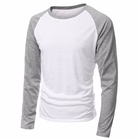 Long Sleeve T-shirt |Tee Streetwear| Round Neck T-shirts |Baseball T-shirts| Men Shirt|
