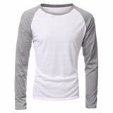 Long Sleeve T-shirt |Tee Streetwear| Round Neck T-shirts |Baseball T-shirts| Men Shirt|