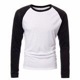 Long Sleeve T-shirt |Tee Streetwear| Round Neck T-shirts |Baseball T-shirts| Men Shirt|