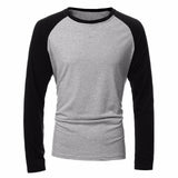 Long Sleeve T-shirt |Tee Streetwear| Round Neck T-shirts |Baseball T-shirts| Men Shirt|