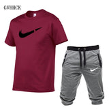 Tracksuit Men Sportswear Suit | Fashionable T Shirt set