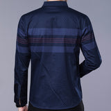 Men Shirts Slim Fit Vintage Fashion  Jersey Casual Dress