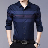 Men Shirts Slim Fit Vintage Fashion  Jersey Casual Dress